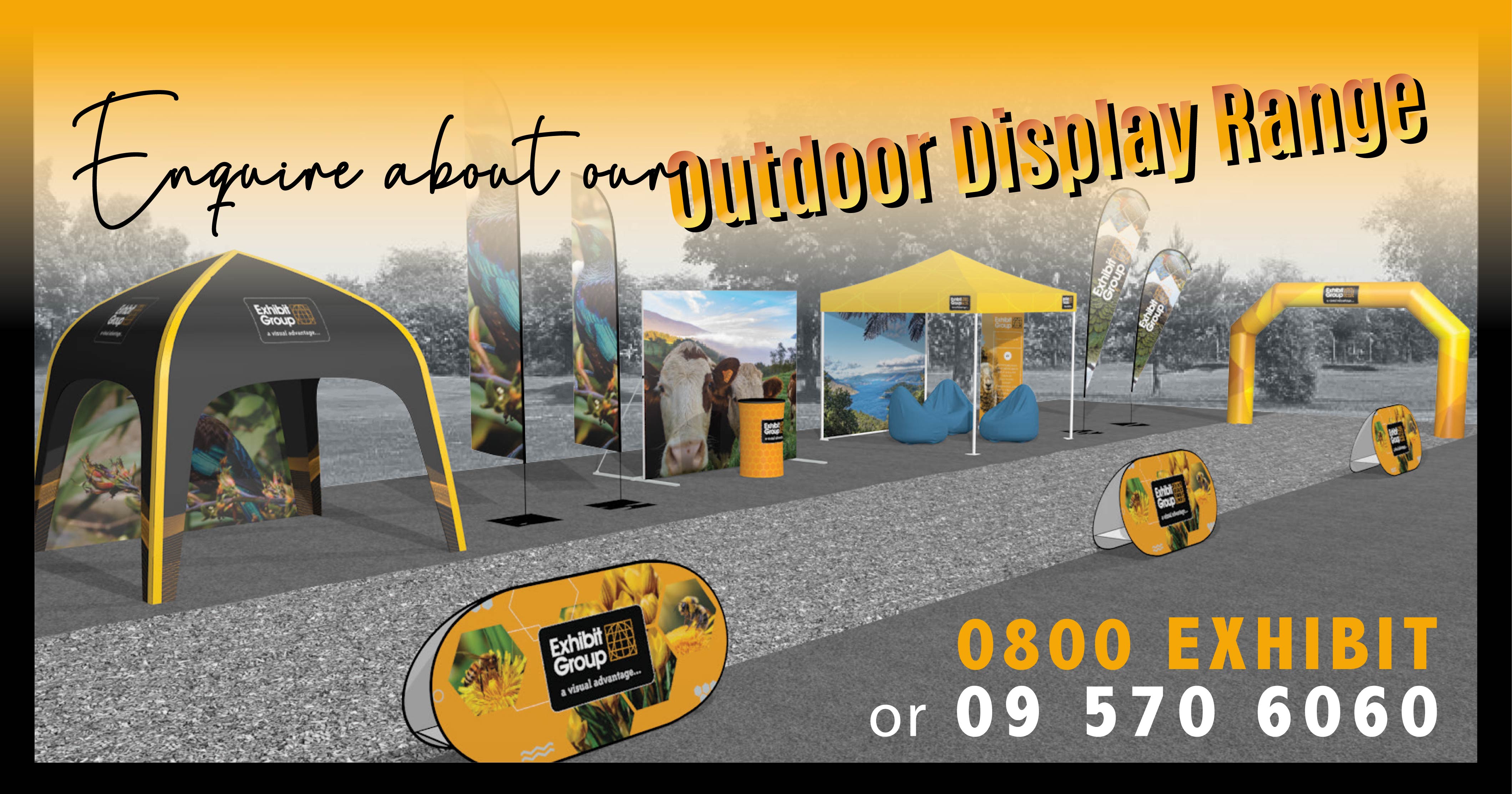 Enquire about our outdoor display range